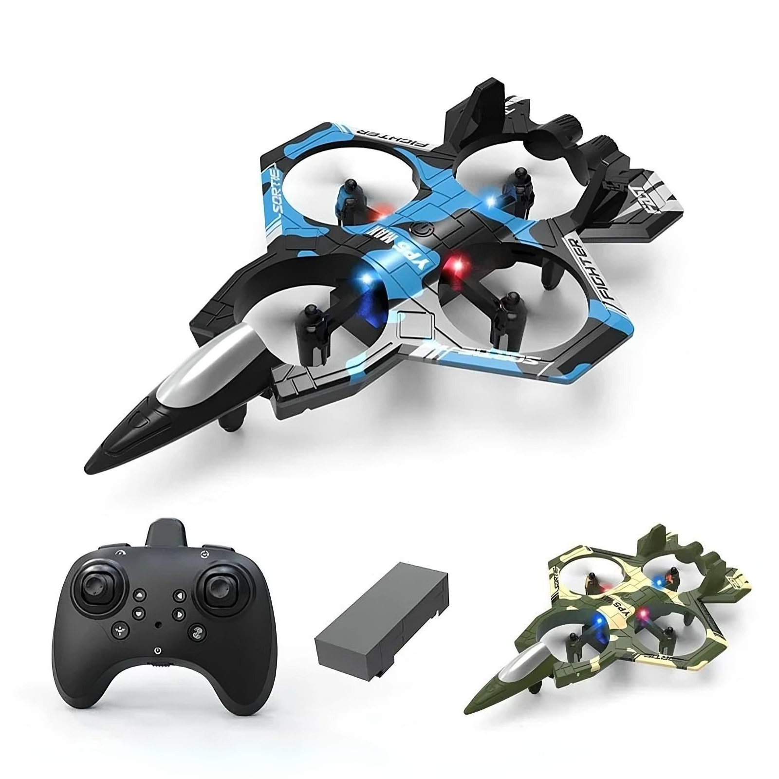 RC Foam Fighter Drone, front paket